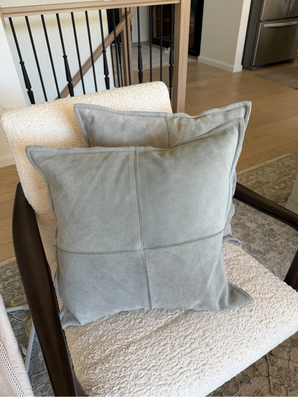 Pottery Barn Suede Pillows 20x20